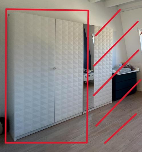 Ikea Pax kast, Huis en Inrichting, Kasten | Kleerkasten, Gebruikt, 200 cm of meer, 50 tot 100 cm, 50 tot 75 cm, Met lade(s), Met deur(en)