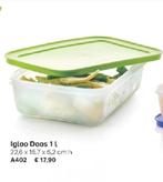 Tupperware igloo doos 1 liter, Ophalen of Verzenden, Nieuw