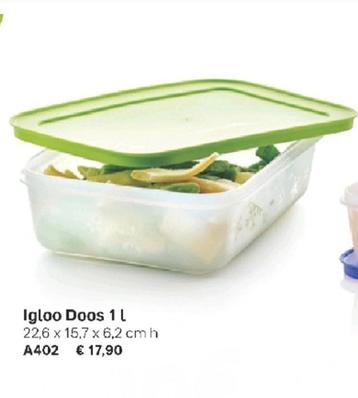 Boîte igloo Tupperware 1 litre, Enlèvement ou Envoi, Neuf