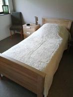 Één persoonsbed, Huis en Inrichting, Slaapkamer | Bedden, Ophalen, 90 cm, Eenpersoons, Beige