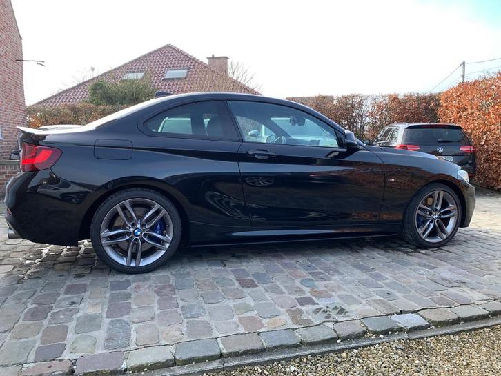 BMW 2er 218i M Sport, Auto's, BMW, Particulier, Te koop, 2 Reeks, Apple Carplay, Benzine, Euro 6, Coupé, Automaat, Zwart, Zwart