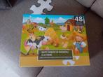 Grote puzzel over de boerderij, Kinderen en Baby's, Speelgoed | Kinderpuzzels, Ophalen of Verzenden, 10 tot 50 stukjes, Zo goed als nieuw