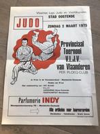 Affiche Oostende Judo 1975, Verzamelen, Posters, Ophalen of Verzenden, Sport, A1 t/m A3, Rechthoekig Staand