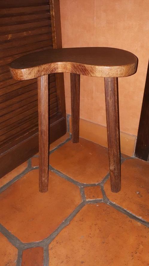 Krukje, tabouret, schilderskruk, melkkruk, plantenkruk hout, Antiek en Kunst, Curiosa en Brocante, Ophalen of Verzenden