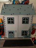 Houten poppenhuis te koop, Ophalen, Gebruikt, Poppenhuis