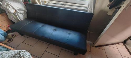 Canapé lit deux places comme neuf, idéal pour étudiants, Huis en Inrichting, Slaapkamer | Slaapbanken, Zo goed als nieuw, Grijs