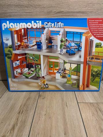 Playmobil- City life Hôpital pédiatrique aménagé  beschikbaar voor biedingen