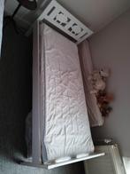 Peuterbed Ikea met lattebodem en matras, wit, 70x160cm., Kinderen en Baby's, Ophalen, 70 tot 85 cm, Zo goed als nieuw, Matras