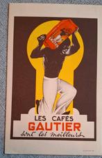 Buvard koffie Gautier, Verzamelen, Merken en Reclamevoorwerpen, Ophalen of Verzenden, Zo goed als nieuw