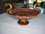 Vase plat Becquet céramique Quaregnon 2 têtes de serpent, Enlèvement ou Envoi