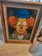 Schilderij clown, Ophalen