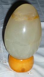 Œuf décoratif en onyx – 13 cm – 980 g – pièce pleine, Enlèvement ou Envoi, Neuf