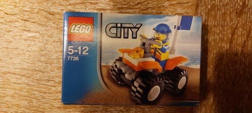 Lego City: Sea Rescue / Coast Guard quad (7736), Kinderen en Baby's, Speelgoed | Duplo en Lego, Zo goed als nieuw, Lego, Complete set