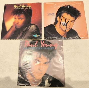 Paul Young - 3 singles beschikbaar voor biedingen