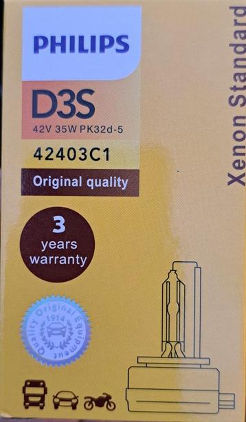 Philips D3S Xenon neuf.Disponible à Liège ou Bruxelles. beschikbaar voor biedingen