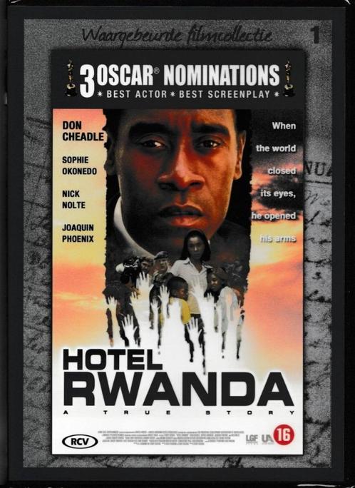 Hotel Rwanda met Don Cheadle, Sophie Okonedo, Nick Nolte,, Cd's en Dvd's, Dvd's | Actie, Zo goed als nieuw, Actie, Vanaf 16 jaar