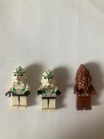 3 lego star wars minifigures - 442nd phase 2 clone troopers, Verzamelen, Star Wars, Actiefiguurtje, Gebruikt, Ophalen of Verzenden