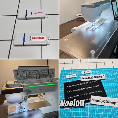 JANOME MC15000 Naai & Borduurmachine, Hobby en Vrije tijd, Naaimachines en Toebehoren, Zo goed als nieuw, Naaimachine, Janome