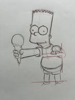 5 originele tekeningen Simpsons van Matt Groening!, Ophalen of Verzenden