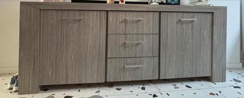Dressoir en barkast, Huis en Inrichting, Kasten | Dressoirs, Gebruikt, Glas, Ophalen