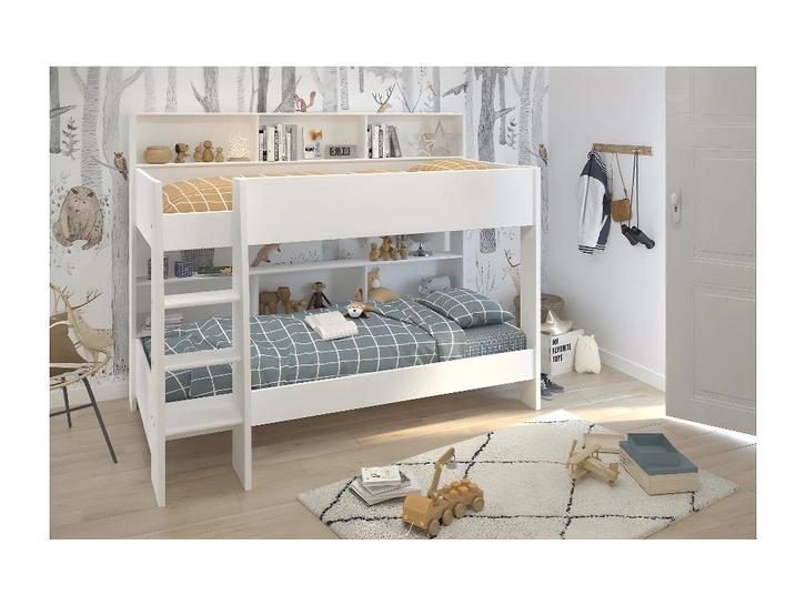 Lit enfants superposés avec Niches de rangement (90x200) Leo, Enfants & Bébés, Chambre d'enfant | Lits, Utilisé, Lit mezzanine ou Lit superposé
