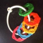 Vintage bijtring met 5 figuren - Fisher Price Toys, Ophalen of Verzenden, Gebruikt, Overige typen
