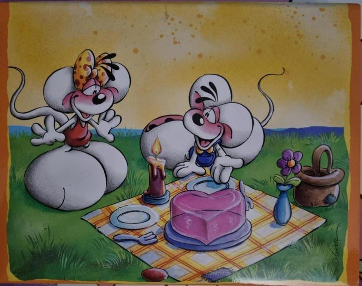 DIDDL BOX MET SPIEGEL, Verzamelen, Diddl, Zo goed als nieuw, Papier, Kaart of Schrift, Diddl, Ophalen