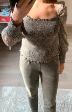 Kaki top Stacey Ydence NIEUW, Maat 38/40 (M), Nieuw, Lange mouw, Groen