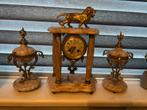 2 klokken stellen met leeuw en adelaar, Antiek en Kunst, Antiek | Klokken, Ophalen
