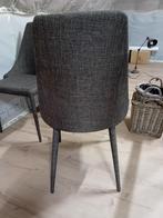 6 stoelen stof voor eettafel, Huis en Inrichting, Stoelen, Ophalen, Zo goed als nieuw, Landelijk strak, Vijf, Zes of meer stoelen