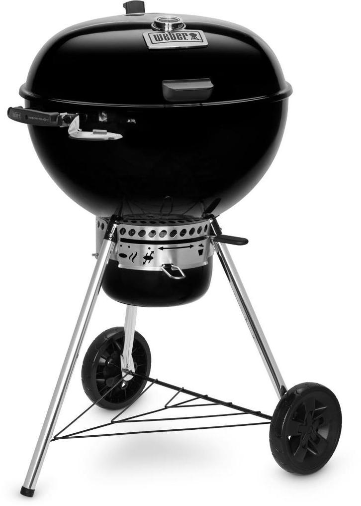 Weber Master-Touch Premium SE E-5775 BLK EU, Tuin en Terras, Houtskoolbarbecues, Zo goed als nieuw, Met accessoires, Ophalen