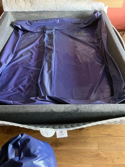 Waterbedframe  en kasten, Huis en Inrichting, Slaapkamer | Bedden, Gebruikt, Tweepersoons, Hout, Ophalen