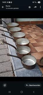 Koperen pannenset + andere, Ophalen