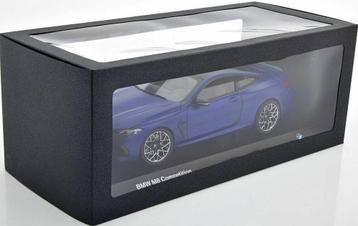 Bmw M8 Competition Matte Blue 1/18 dealer box NIB beschikbaar voor biedingen