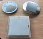 Gratis plafondlampen met LED lampen., Ophalen, Gebruikt, Glas