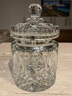 Hoogwaardige Kristallen Pot met deksel, Ophalen of Verzenden, Zo goed als nieuw, Kristal