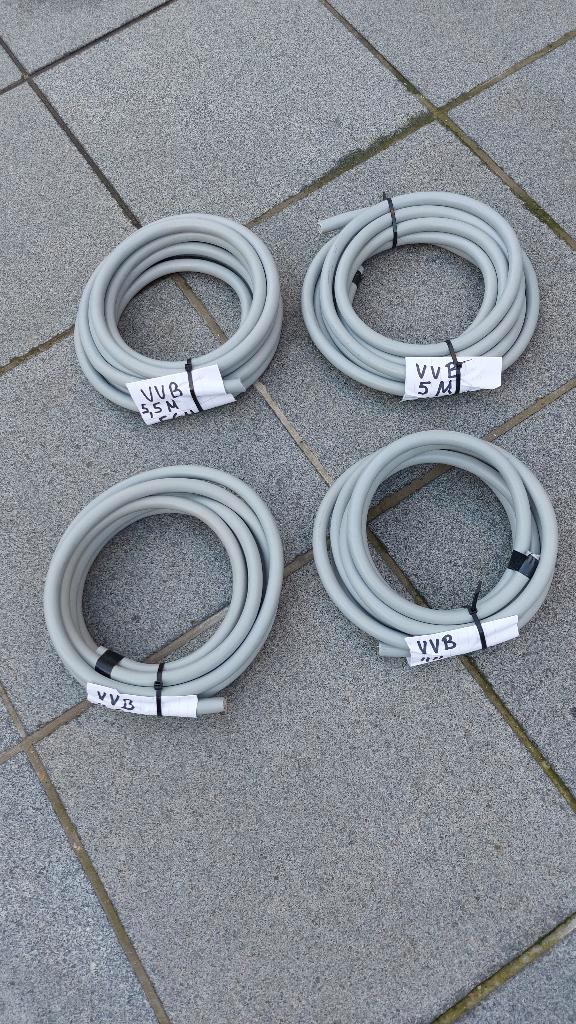 4 chutes de câble VVB 5G4mm² (19M), Doe-het-zelf en Bouw, Elektriciteit en Kabels, Gebruikt, Kabel of Snoer, Ophalen
