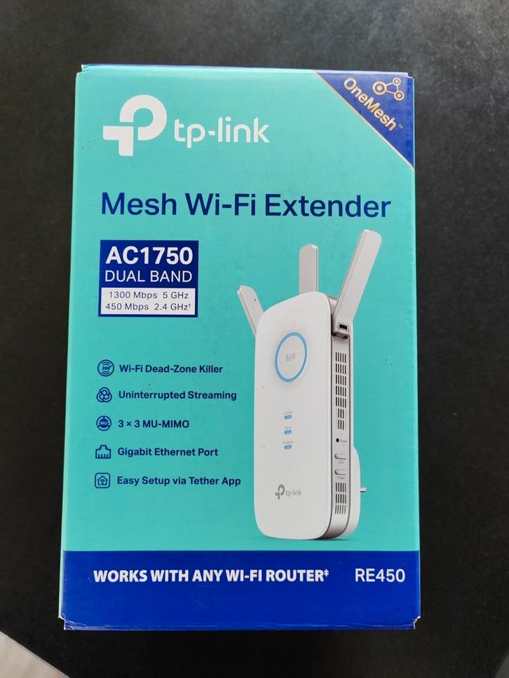 Répéteur Wi-Fi TP-Link RE450, Computers en Software, Netwerk switches, Zo goed als nieuw, Ophalen of Verzenden