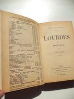 LOURDES par Emile ZOLA Oude uitgave Les trois villes, Antiek en Kunst, Ophalen of Verzenden