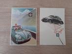 Lot de 2 cartes postales VW Coccinelle, Verzamelen, Postkaarten | Buitenland, Ongelopen, Ophalen of Verzenden, Engeland, 1980 tot heden