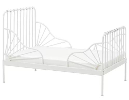 IKEA Minnen Kinderbedje, Kinderen en Baby's, Kinderkamer | Bedden, Gebruikt, 180 cm of meer, 70 tot 85 cm, Lattenbodem, Ophalen