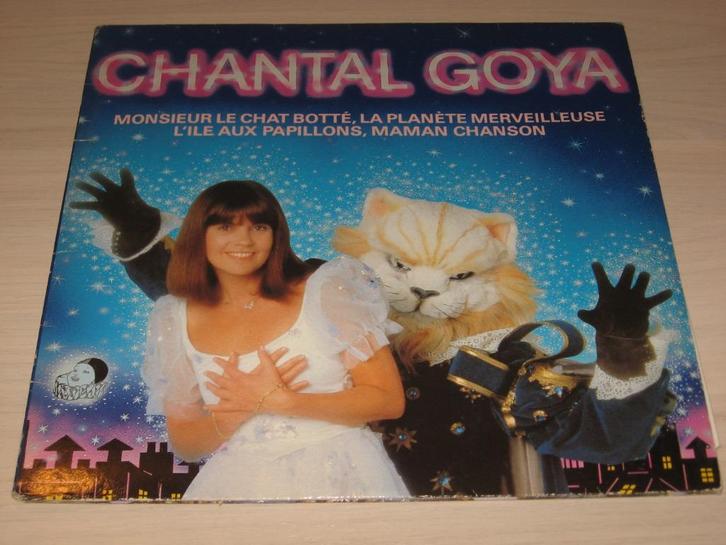 Disque vinyl 33 tours chantal goya monsieur le chat botté, Cd's en Dvd's, Vinyl | Kinderen en Jeugd, Zo goed als nieuw, Muziek