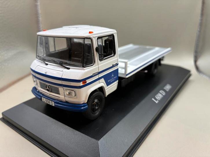 Mercedes-Benz L608D (Type T2) oprijwagen 1980 - Ixo, Hobby & Loisirs créatifs, Voitures miniatures | 1:43, Neuf, Voiture, Autres marques