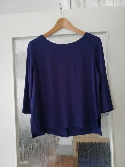Marineblauwe blouse Esprit, Kleding | Dames, Blouses en Tunieken, Zo goed als nieuw, Blauw, Ophalen of Verzenden