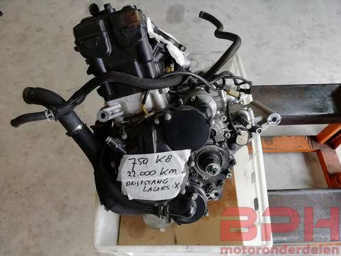 Motorblok Suzuki GSX-R 750 K8 - K9 - L0 2008 t/m 2010 engine, Motoren, Onderdelen | Suzuki, Gebruikt, Ophalen