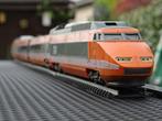 4-delige TGV van de 1e generatie - Lima - HO, Hobby en Vrije tijd, Modeltreinen | H0, Gebruikt, Treinset, Ophalen of Verzenden