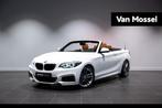 BMW 2 Reeks Cabrio 218iA (100kW), Auto's, 4 zetels, Stof, 136 pk, Wit