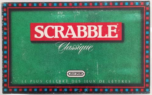SCRABBLE [Franse versie], Hobby en Vrije tijd, Gezelschapsspellen | Bordspellen, Zo goed als nieuw, Een of twee spelers, Drie of vier spelers
