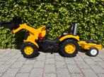 Tractor Jcb Fasttrac met frontlader en kar, Kinderen en Baby's, Speelgoed | Buiten | Voertuigen en Loopfietsen, Ophalen of Verzenden