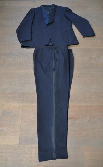 M319. Smoking bleu foncé pour homme de taille XXL, Taille 56/58 (XL), Comme neuf, Bleu, Langer